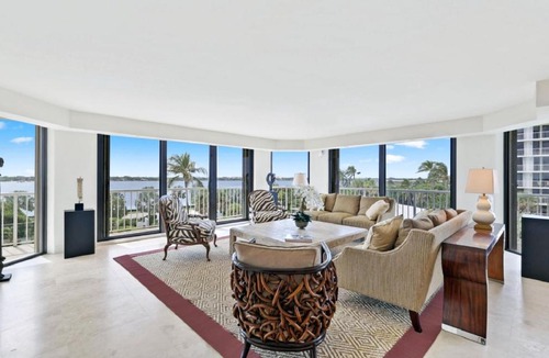 Palm Beach Apartment | Three Bedroom Residence with Ocean and Water Views