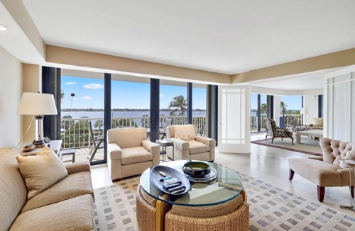 Palm Beach Apartment | Three Bedroom Residence with Ocean and Water Views