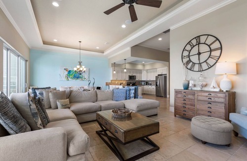 Palm Coast House | Tiki Tides Oceanfront Beach Home 7BR, Elevator, Heated Pool & Private Boardwalk