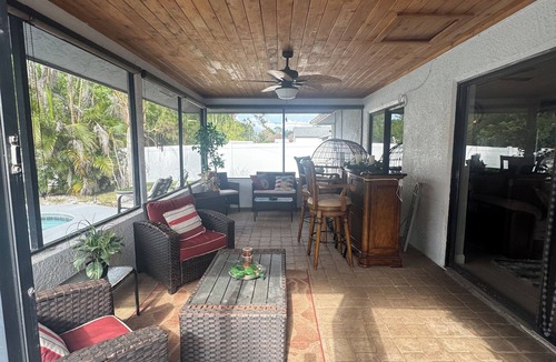 Palm Bay House | Tropical Oasis, 3 Bedroom house with pool.