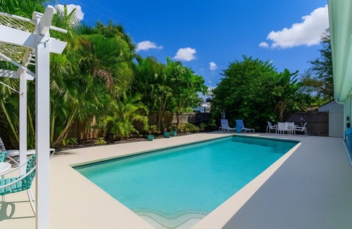 Naples House | Tropical Pool Hideaway: sleeps 9: Minutes to Downtown, Old Naples & Beaches