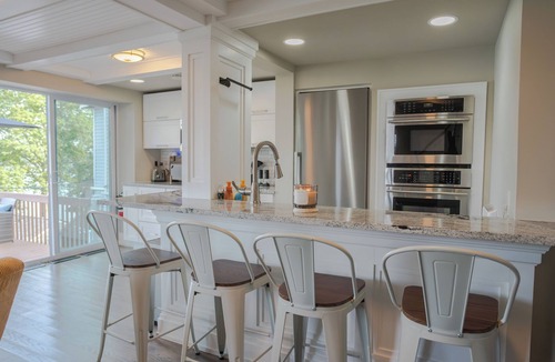 Hopatcong House | Two-Home Waterfront Compound, with AC in charming Hopatcong