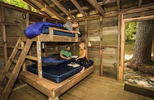 Zirconia House | Unique Barnwood Cabin Retreat with Fire Pit and Outdoor Adventure in Zirconia, North Carolina