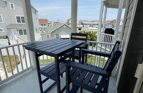 Brigantine House | Updated Beach Home with Ocean Views, Beach Block!