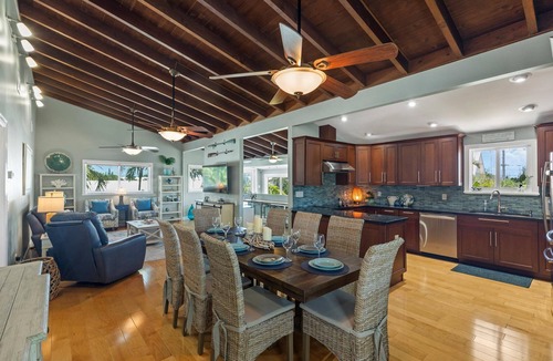 Pine Channel Estates House | Upscale Canal-Front Escape w/Private Pool, 75ft Dock/Tiki Hut