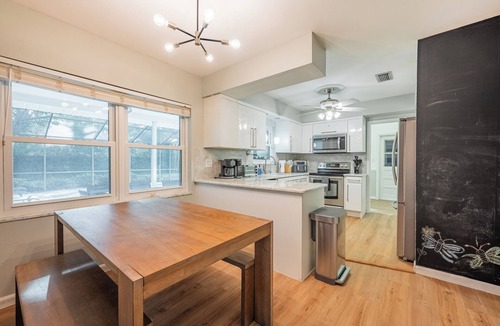 Lake Magdalene House | Upscale Pool Retreat+Sleeps 12+King Beds+Renovated