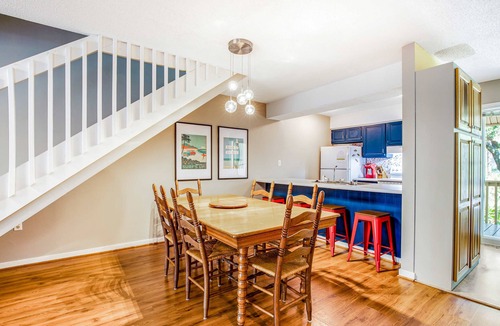 Ocean Ridge Cabin | Vibrant, Waterfront Home with Free WiFi, Full Kitchen, Gas Grill, & A/C