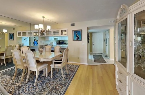 South Island Condo | Waterfront Condo with Private Balcony, Pool, Dock Access.