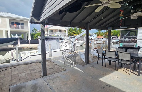 Key Largo House | Waterfront Getaway in Key Largo with 60-Foot Dock and Pool