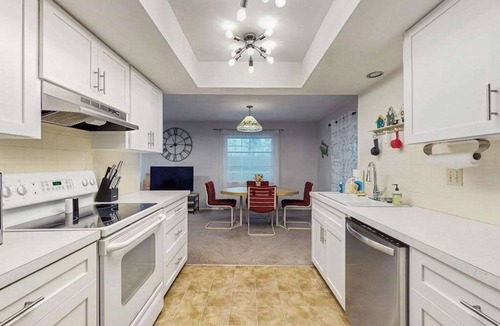 Englewood South House | Waterfront & ground-floor home with free WiFi, dock, pool, & central AC
