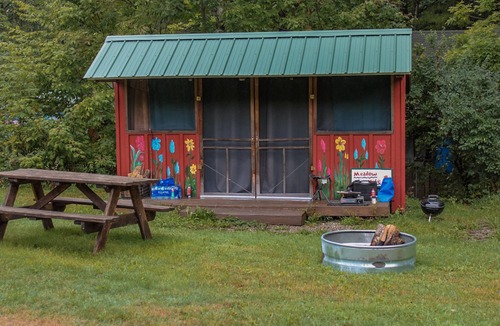 Etna Cabin | White Pine Rustic Camping Cabin