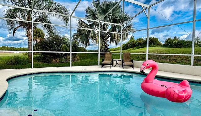 25 Min to Disney! Highlands Residence – 5BR Pool Villa w/Golf Views