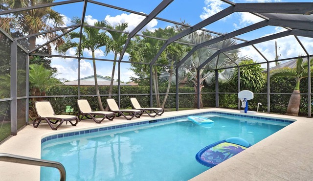 4 Bedroom, 2 Bath Home with Large Private Pool - Bike or Walk to the Beach!
