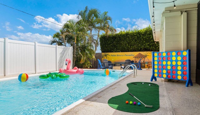 7 Mins to the Beach | Pool, Games & Family Fun