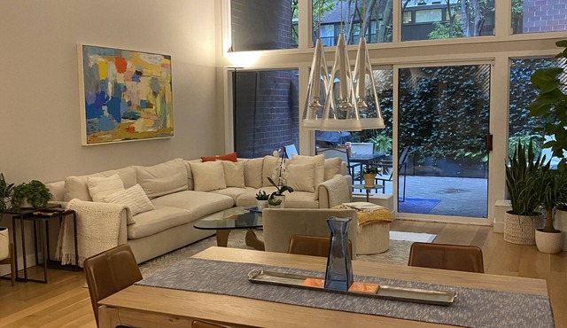 A restful, beautiful 3 bedroom upper east side townhome - with 3 outdoor spaces