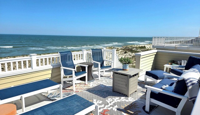 AMAZING OCEANFRONT 3 BD-3 BATH SLEEPS 8 -HARVEY CEDARS-LBI-NJ