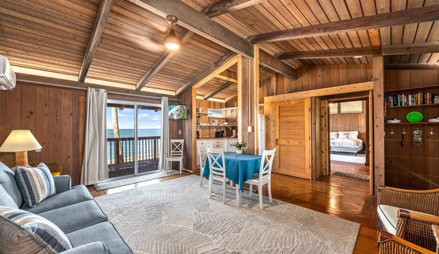Beach Front Escape with Private Balcony & Beach Access, Pet Friendly