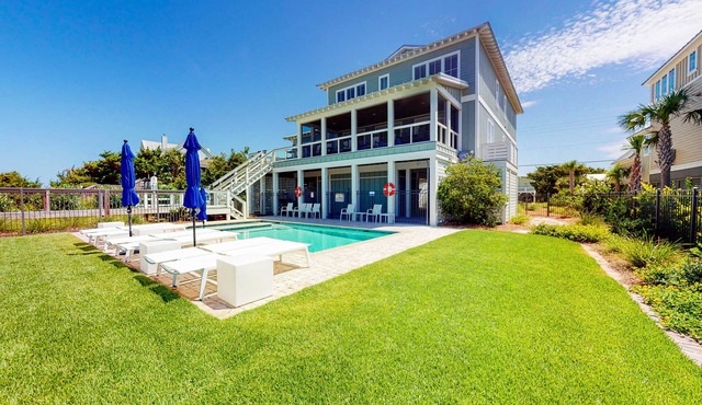 Beachfront Home Features Free WiFi, Private Pool, Patio, & Private Washer/Dryer