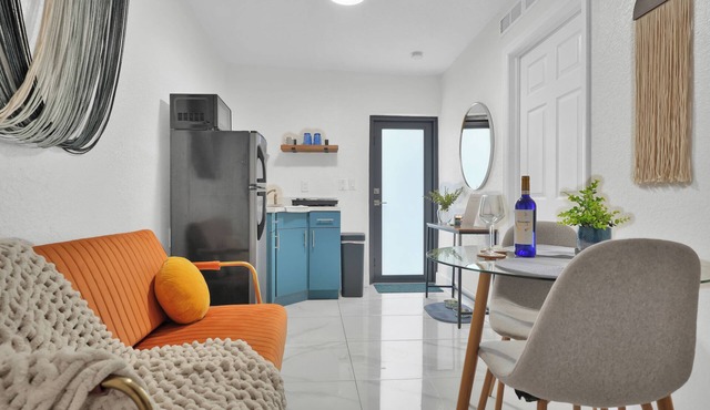 Centrally Located Guest Suite with Private Entry, Patio, BBQ + Dedicated Parking