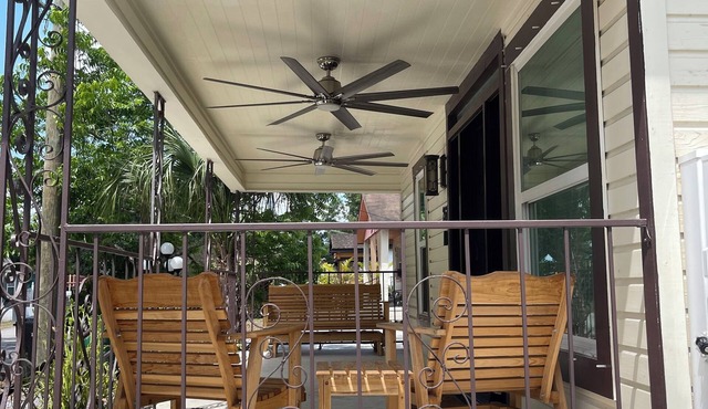 Classic bungalow in Historic Ybor City, Tampa Florida, with cozy Casita.