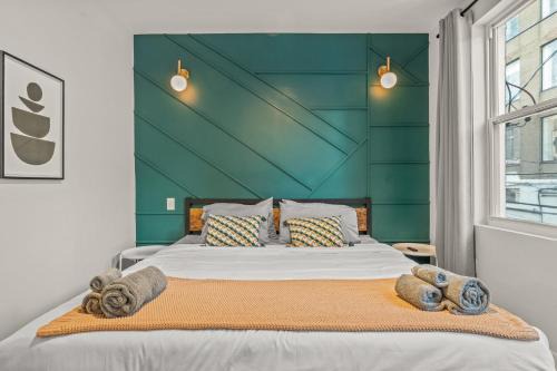 Clean and Comfy King Bed Steps to Fishtown Fun