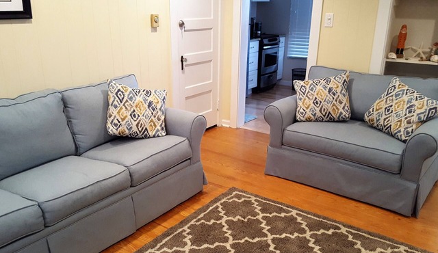 Cute and cozy 2 bedroom Brant Beach condo across the street from the BEACH!