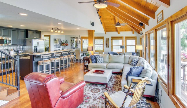 Deck & Game Room: Blue Ridge Mountain Home!