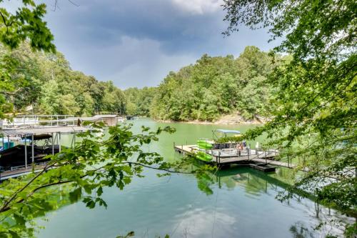 Dock & Hot Tub at Fair Play Hideaway!