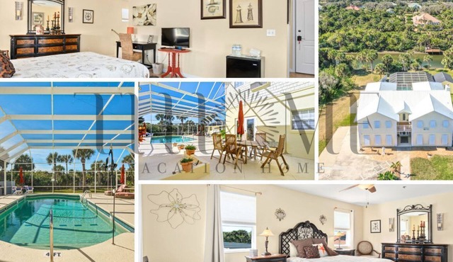 Flagler Beach BNB Pool Spa Suite