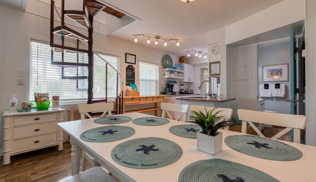 Heated Pool- just steps from the beach!