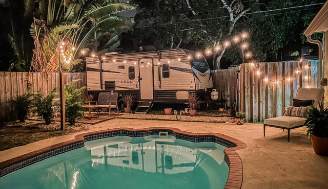 Hideout by the Sea with saltwater pool + dog friendly yard