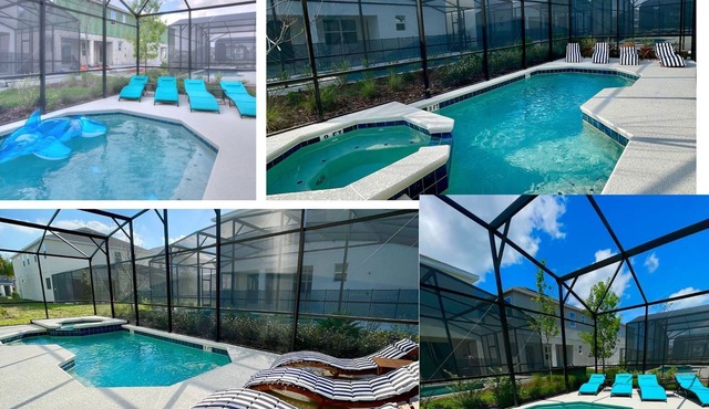 Kissimmee Massive luxury homes for 30 to 52 guests-grills-pools-games Disney