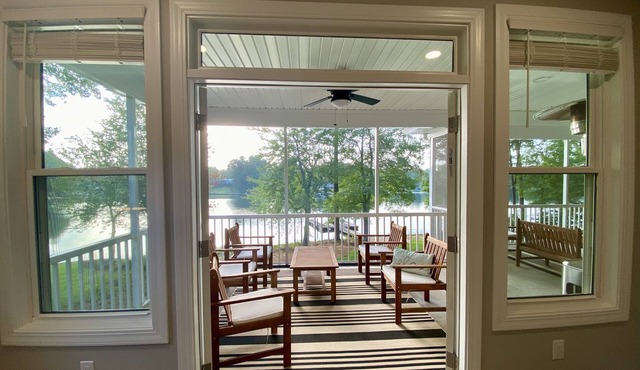 Lakefront property, private dock, enjoy swimming and boating on Lake Greenwood.