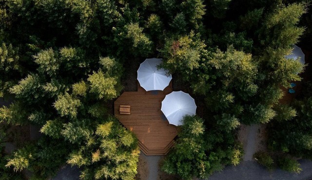 Large and Spacious Double Bell Tents Great for Families in Carson, Washington in Carson