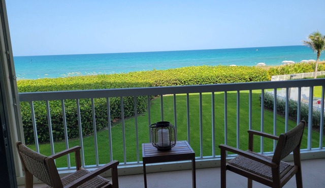 Luxurious fully furnished oceanfront condo 2 bed 2 bath on Hutchinson Island, Fl
