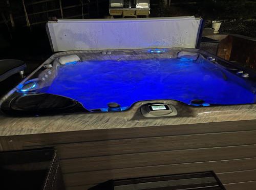 Luxury Pocono Retreat with hot tub, sauna, fire pit, and patio
