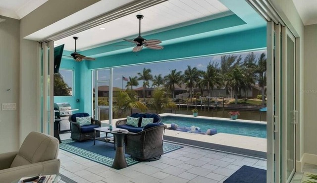 Modern 3 Bdr Home on a Canal with a Heated Pool