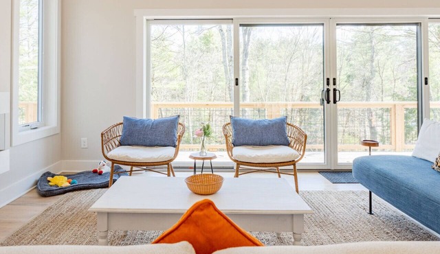 Modern Home w/ Creek Views near the Delaware River