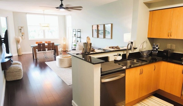 Nestled on the Intracoastal 1BR Minutes to Beach