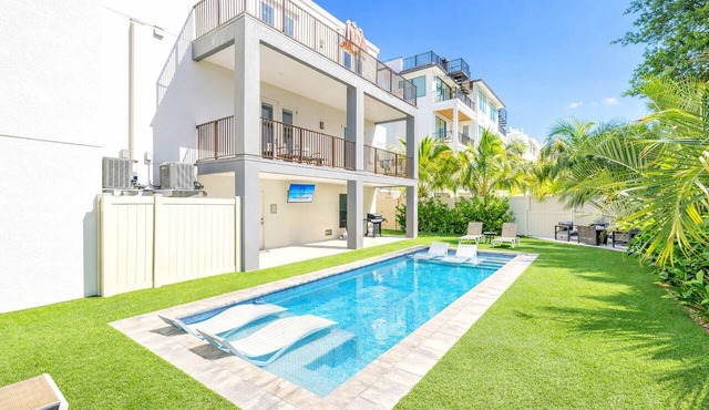 NEW LISTING! Gertrude's | Resort-like home & pool, 500ft to Beach!
