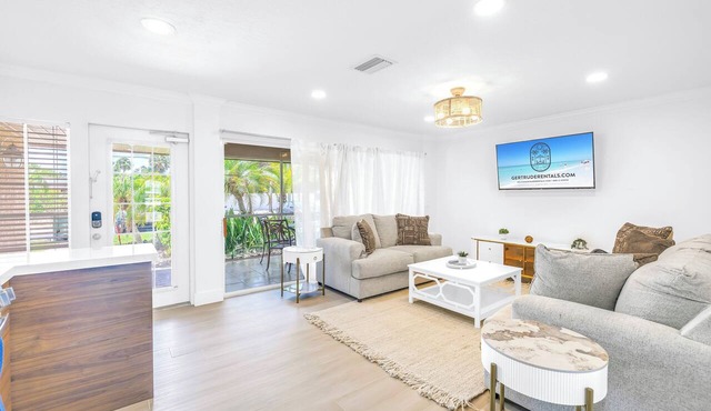 NEW LISTING! Village Breeze III - Heated Pool, Private Patio, Village and Beach!