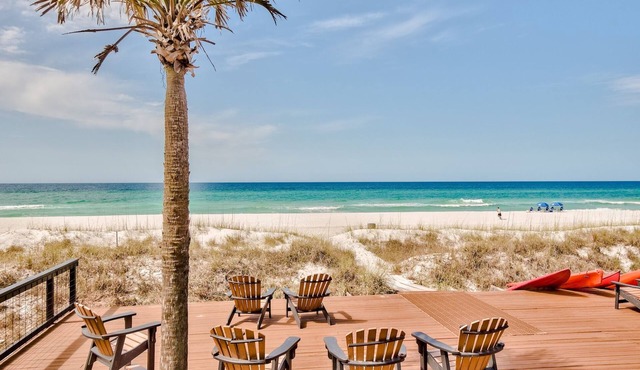 Ocean Front 4BR/4BA Home PCB - Walk to Pier Park - Pet Friendly-Golf cart