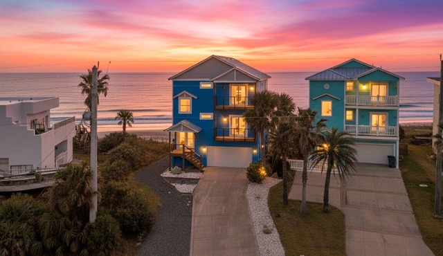 Oceanfront Flagler Beach Luxury Home | 4BR/4BA | Balconies, Private Beach Walkover