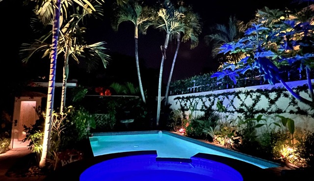 Old Naples/Downtown, private pool&garden, 6 blocks to beach!