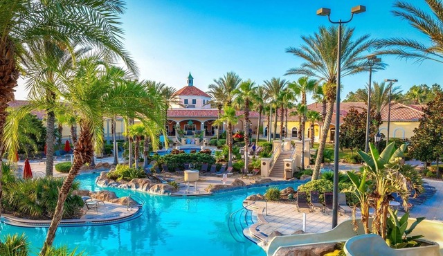 OPEN for bookings- ELITE villa at Regal Palms Resort. Lazy river/pools/spa/parks