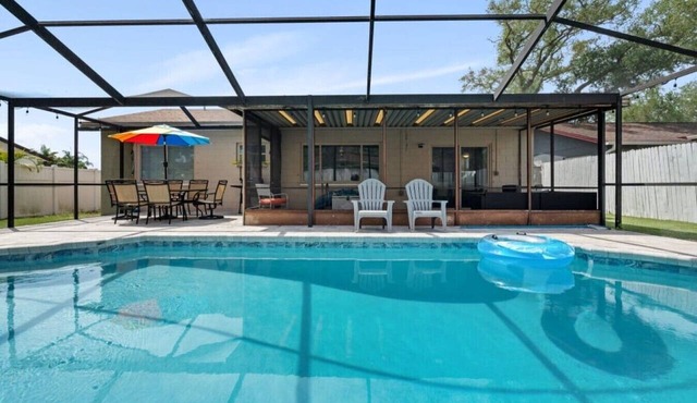 Palm Harbor Pool Home Near Beaches and Golf