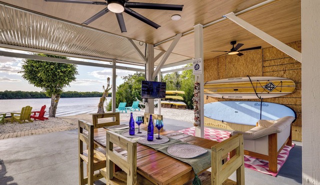 Private Beach: 'Hidden Shack By the Bay' in Ruskin