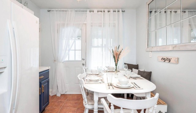 Relax in Style~Spacious 2BR w/Porch + Firepit~ Sleeps 7 ~ Free Wifi and Parking
