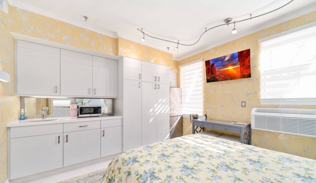 Renovated studio - heart of Palm Beach, free valet parking