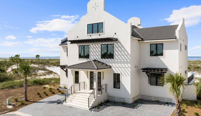 Rumor Has It: Beachfront, Private Pool, Pet Friendly, Golf Cart Community in Mexico Beach